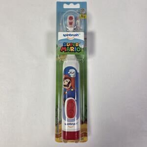 Spinbrush Super Mario Kids Electric Toothbrush New Soft bristle